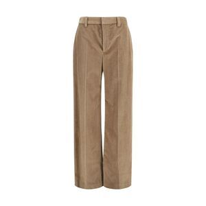 Brunello Cucinelli Women Cotton Velvet Pants